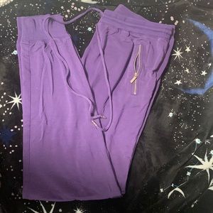 Purple Micheal Kors Sweat Pants